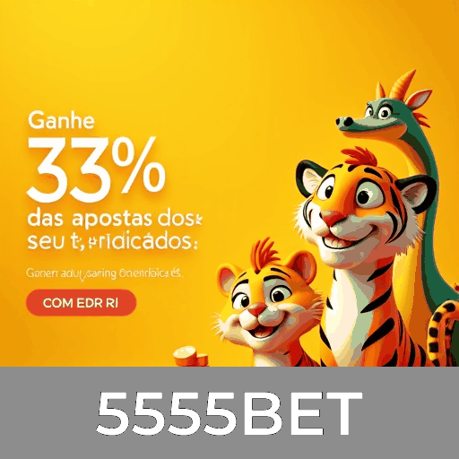 5555BET: Slots Gigantes, Mesa Estratégica, Dealer Real